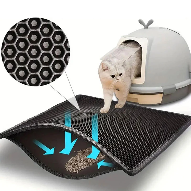 Double Layer Waterproof Cat Litter Pad Cat Litter Collector