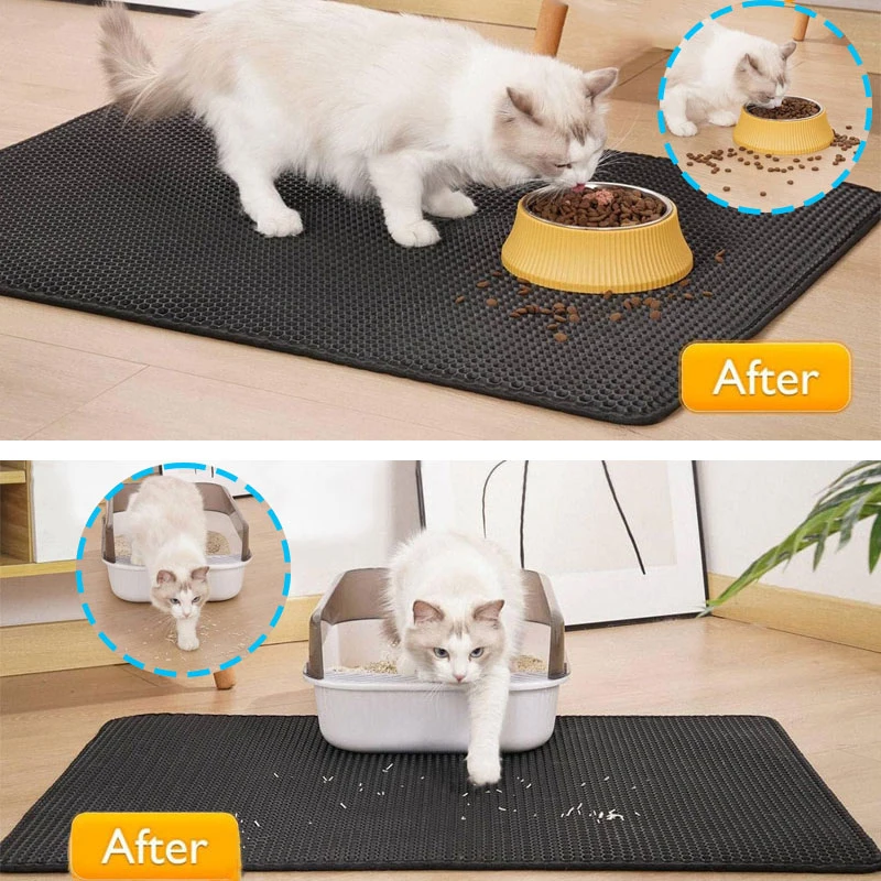 Double Layer Waterproof Cat Litter Pad Cat Litter Collector