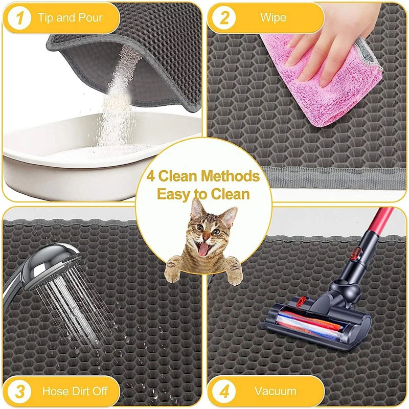 Double Layer Waterproof Cat Litter Pad Cat Litter Collector