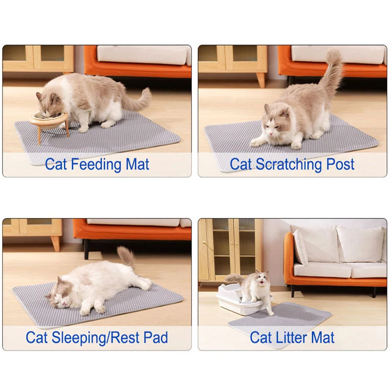 Double Layer Waterproof Cat Litter Pad Cat Litter Collector