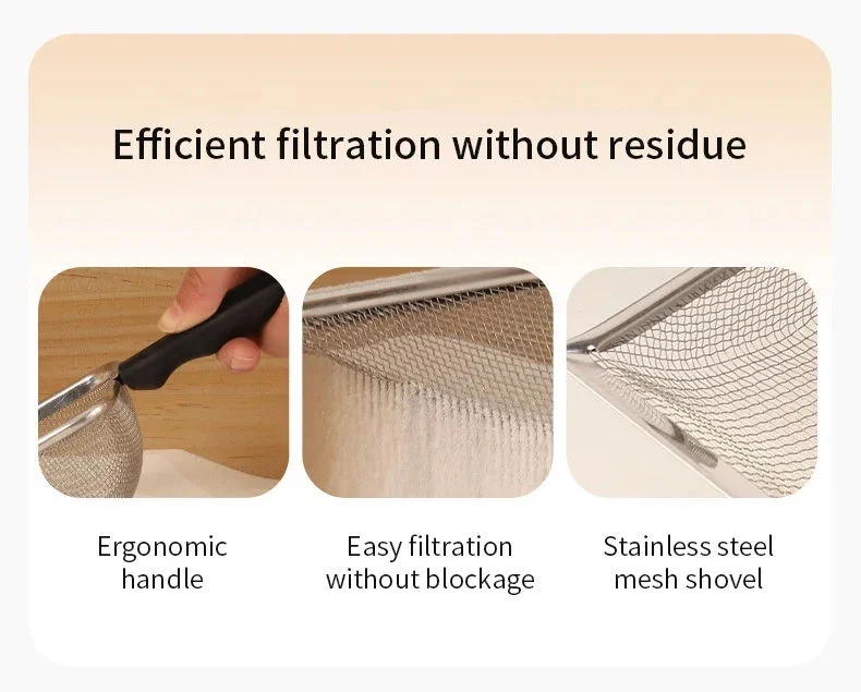 Stainless Steel Fine Mesh Cat Litter Shovel