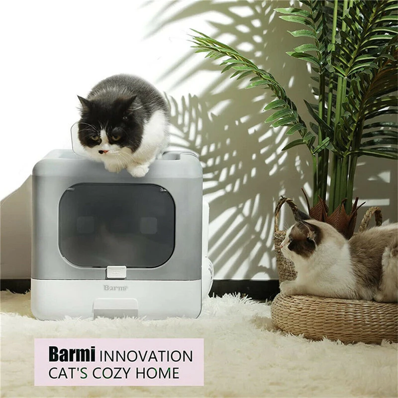 Cat Litter Box With Shovel And Tray