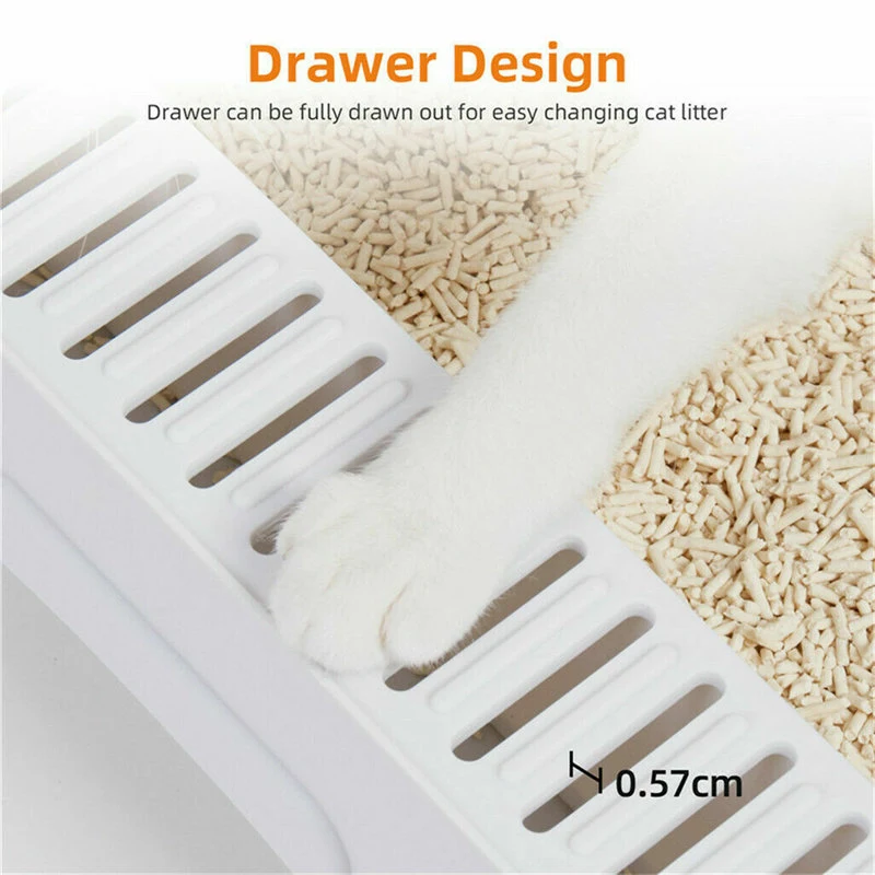 Cat Litter Box With Shovel And Tray