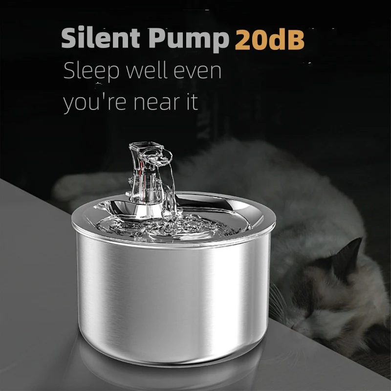 All Stainless Steel Pet Automatic Water Dispenser