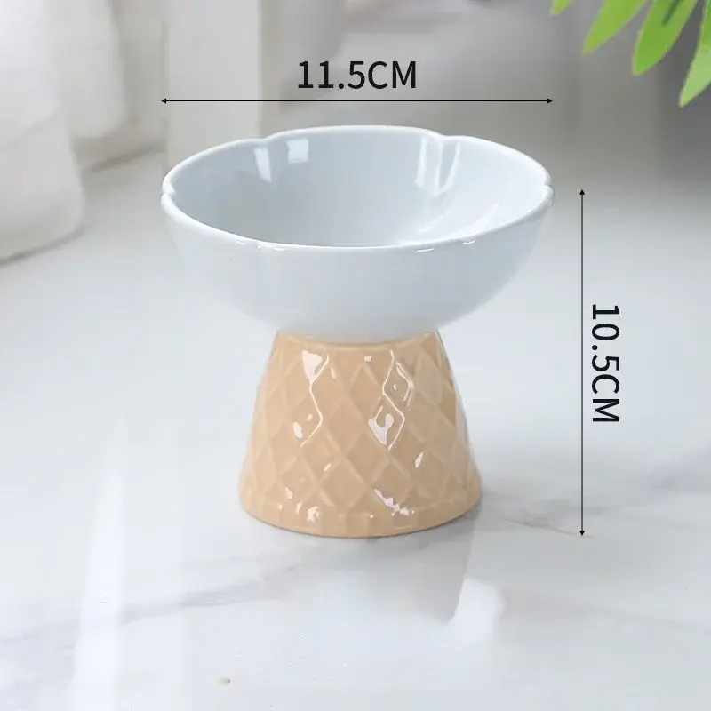 Pet Ceramic Food Drinking Bowl