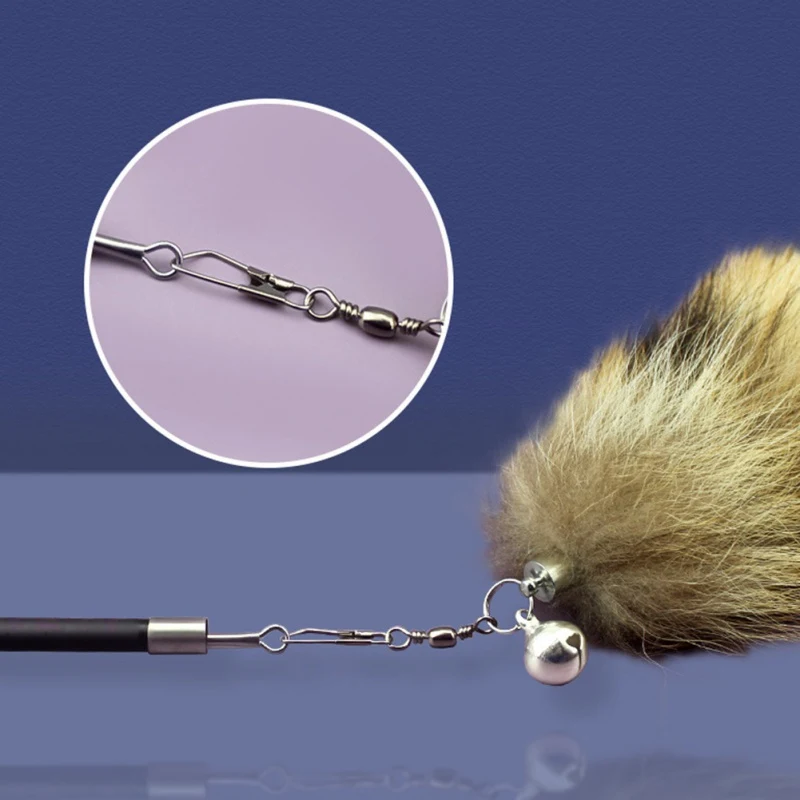 Fox Hair Changing Pet Cat Stick