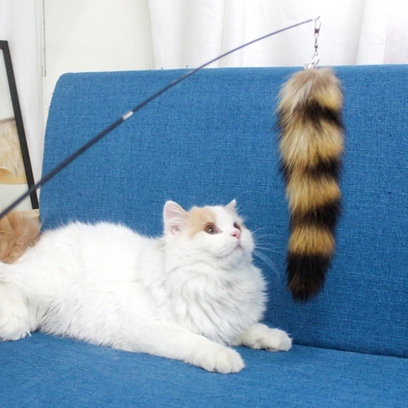 Fox Hair Changing Pet Cat Stick