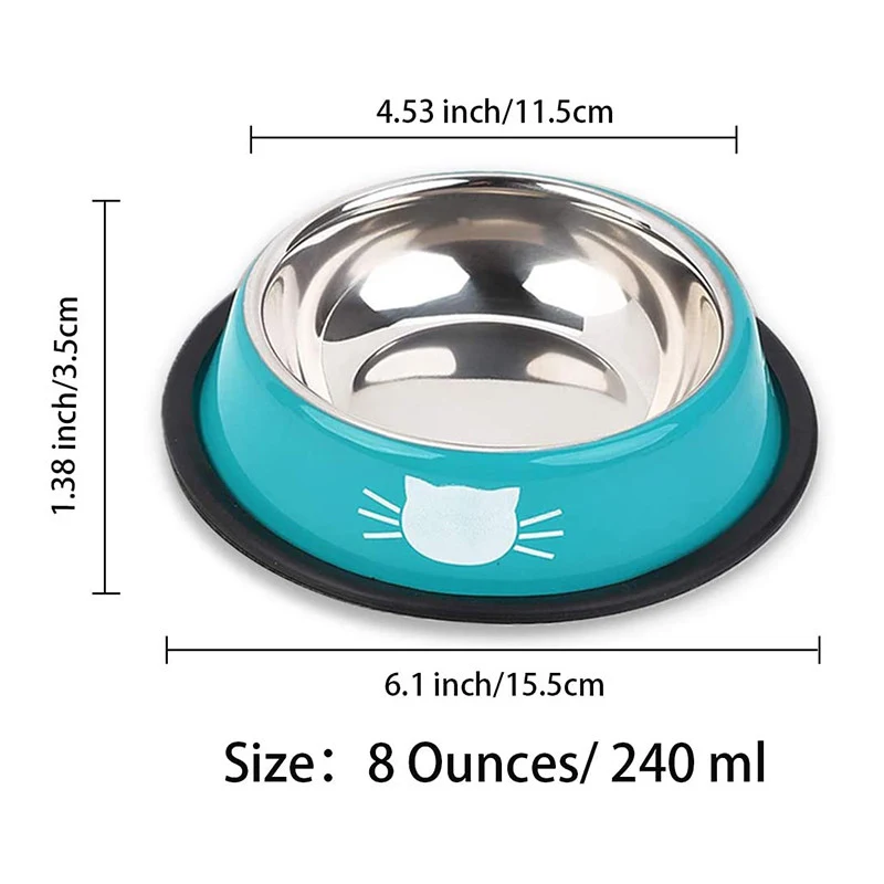 Thick Anti Slip Pet Food Bowl