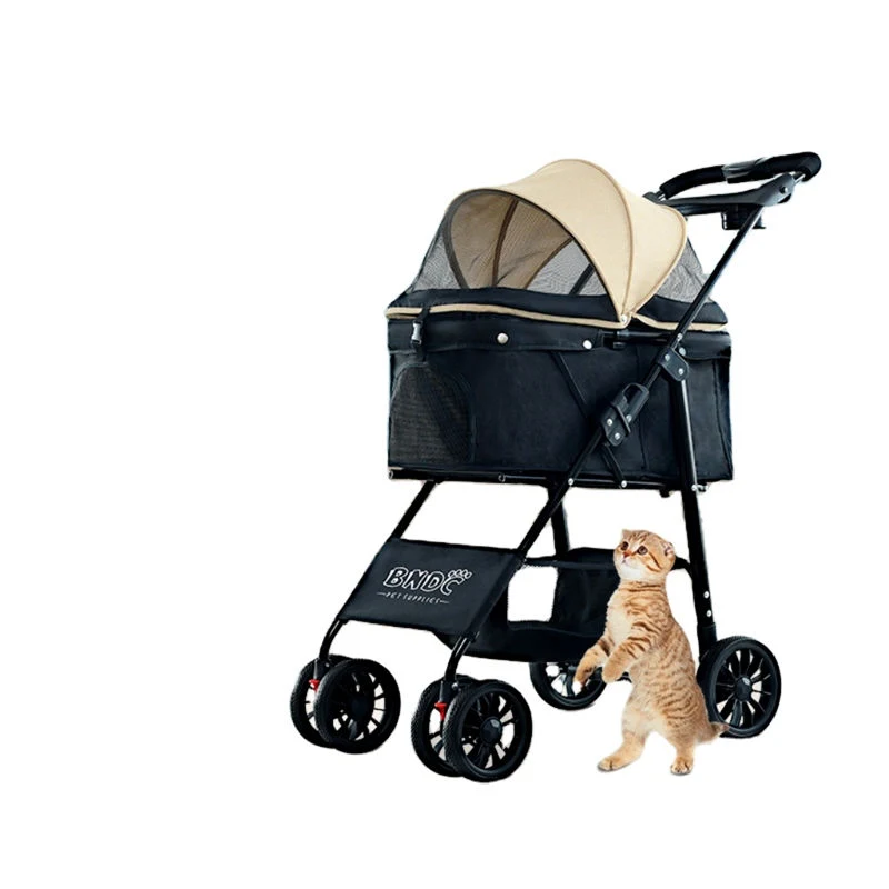 Four Wheeled Pet Folding Baby Stroller