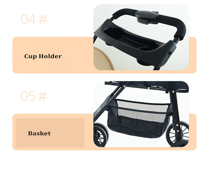 Four Wheeled Pet Folding Baby Stroller