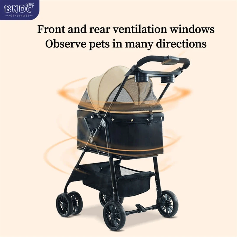 Four Wheeled Pet Folding Baby Stroller