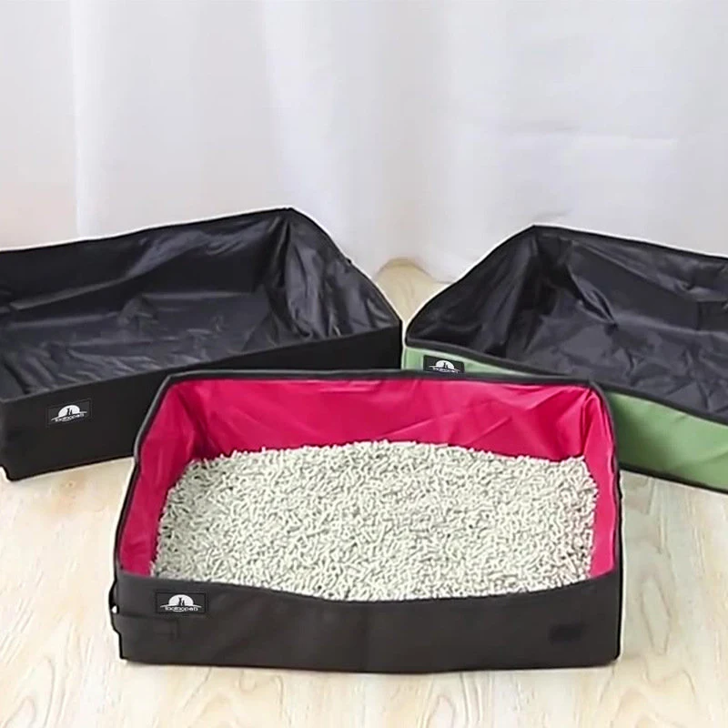 Oxford Cloth Foldable Cat Litter Box