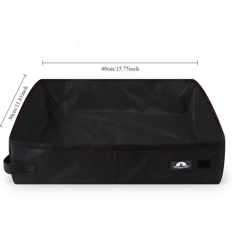Oxford Cloth Foldable Cat Litter Box