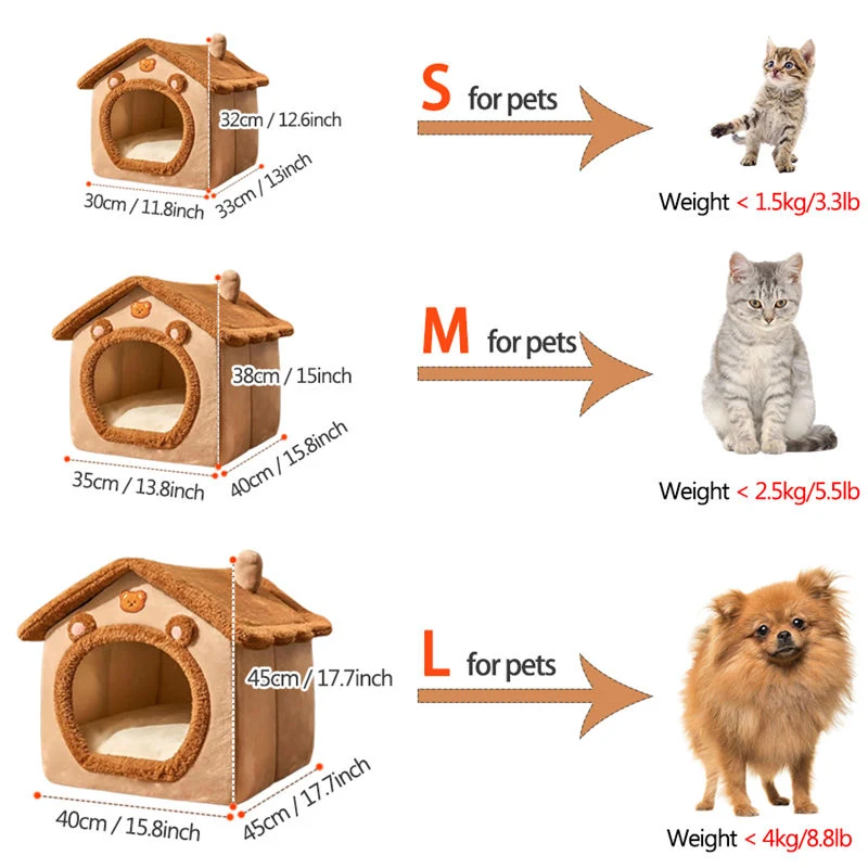 Foldable And Detachable Pet House