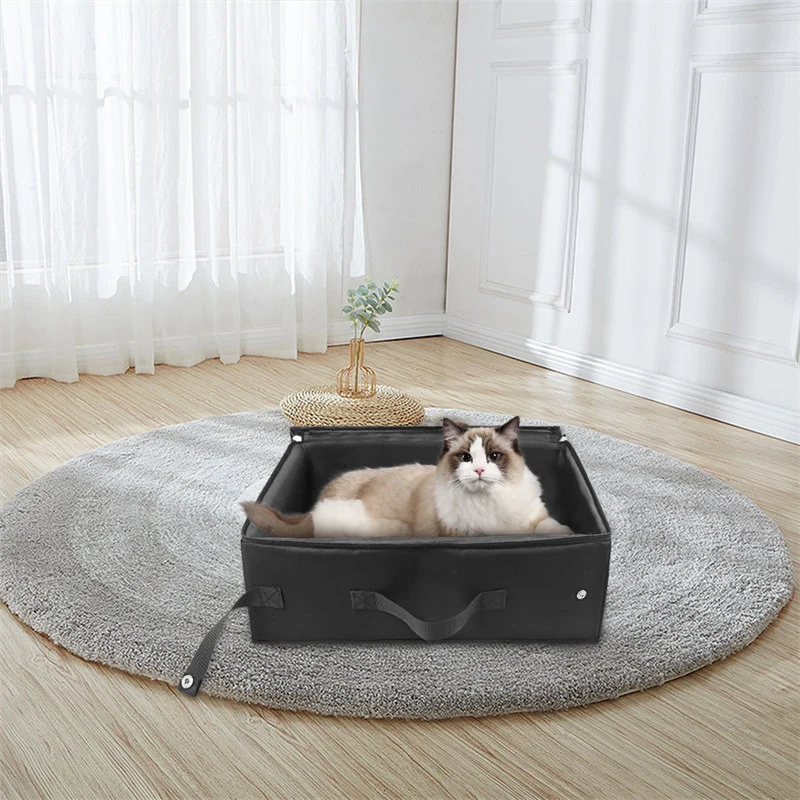 Portable Foldable Travel Pet Garbage Bin Dog Toilet