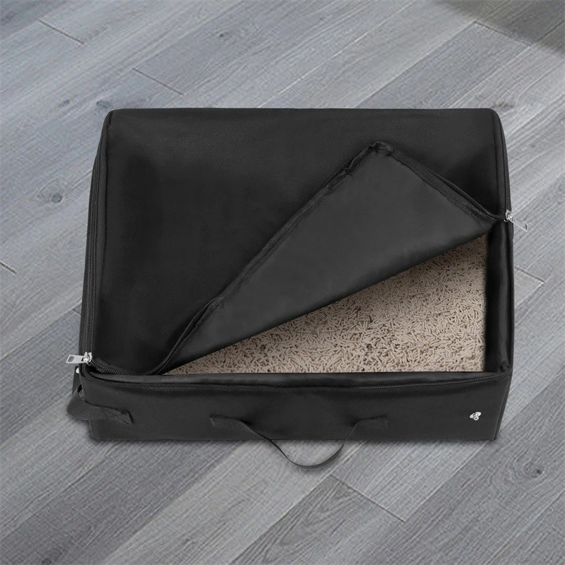 Portable Foldable Travel Pet Garbage Bin Dog Toilet