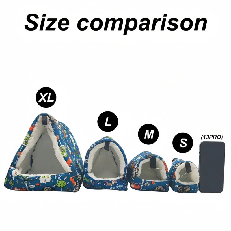 Parrot Bird Cage Winter Warm Bird Nest Hammock Tent