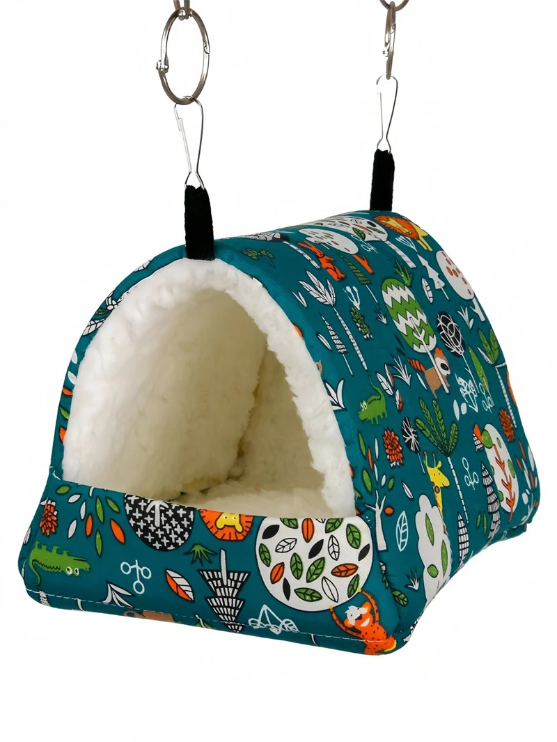 Parrot Bird Cage Winter Warm Bird Nest Hammock Tent