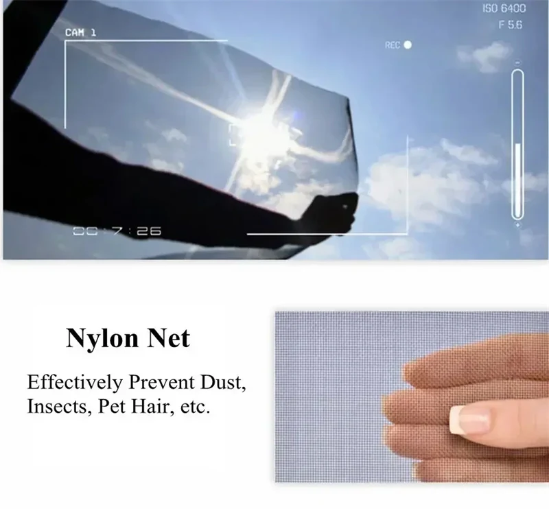Brand New Pet Door Opening Screen Window