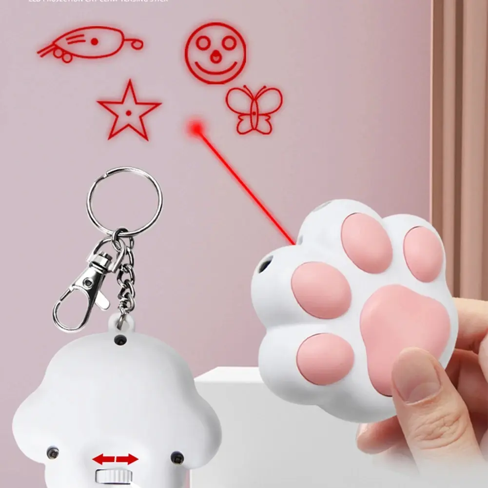 Pet Cat Interactive Laser Toy With Adjustable Pattern