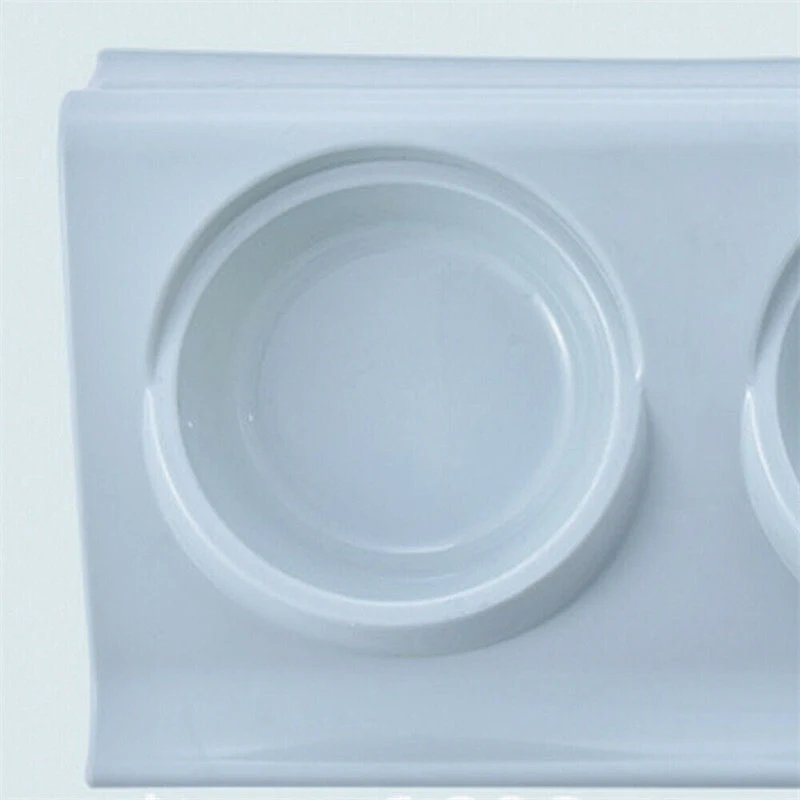 Stainless Steel Pet Double Bowl Feeding Table