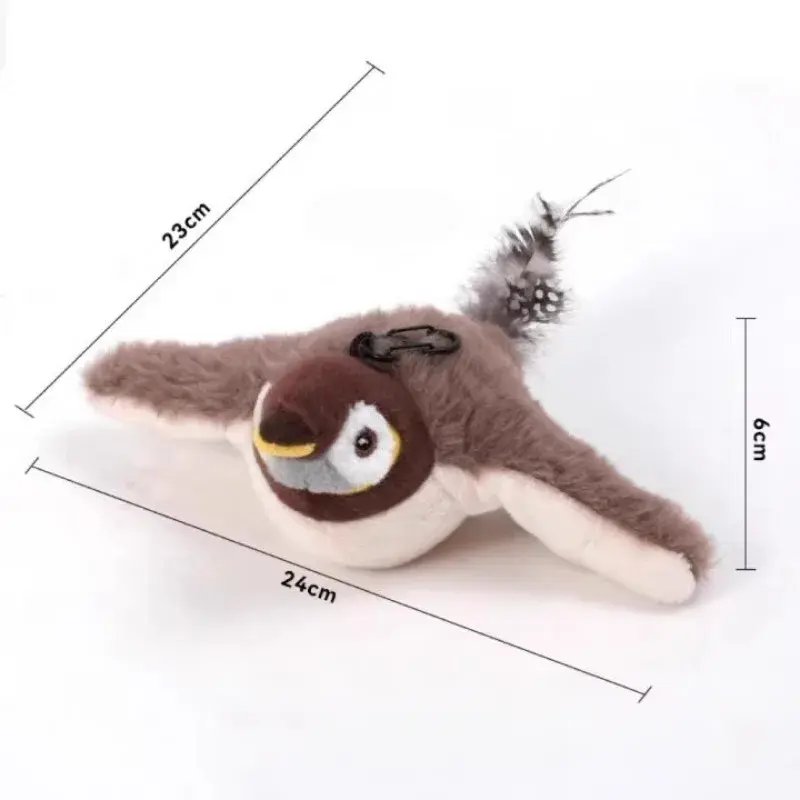 Hot Cat Interactive Toys Catnip Electric Pat Bird