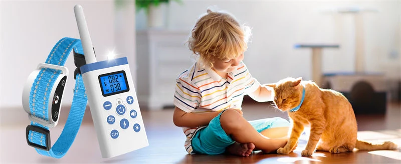 Remote Cat Training Collar Anti Meow Shock Collar