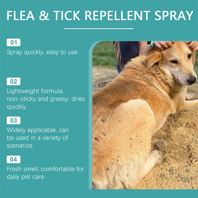 Cat And Dog Daily Cleaning Flea Spray
