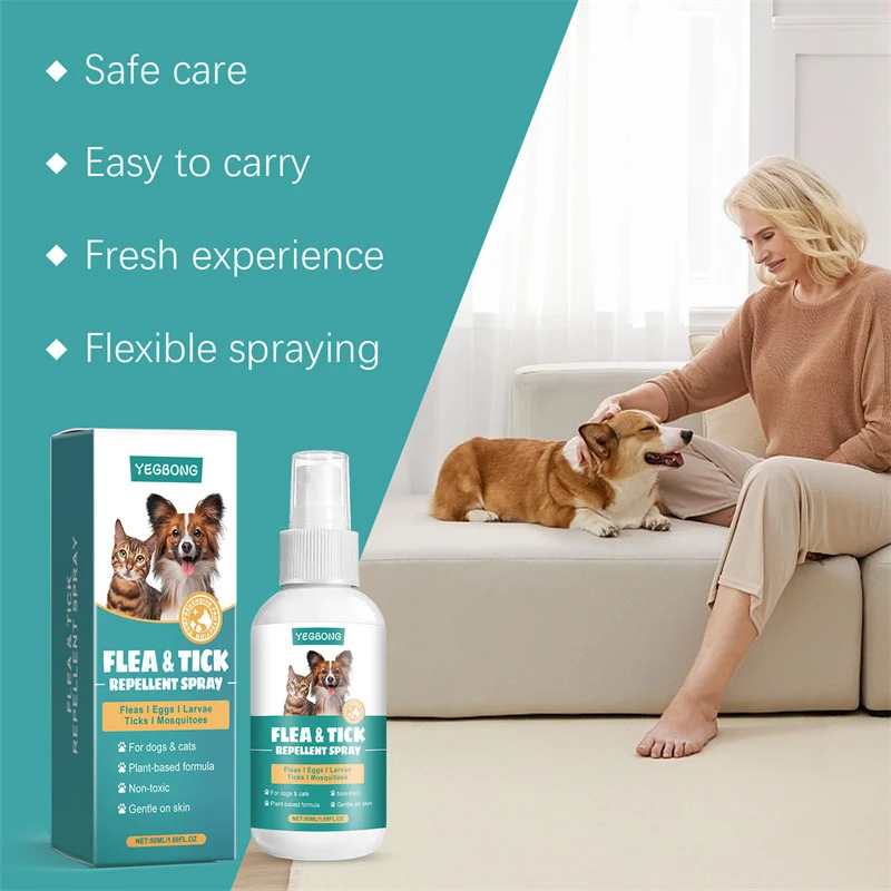 Cat And Dog Daily Cleaning Flea Spray