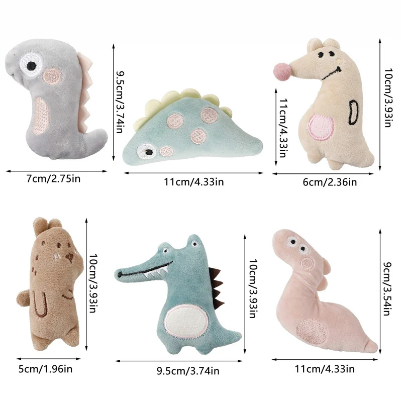 Cat Bite Self Play Toy Set Of 6 Pcs