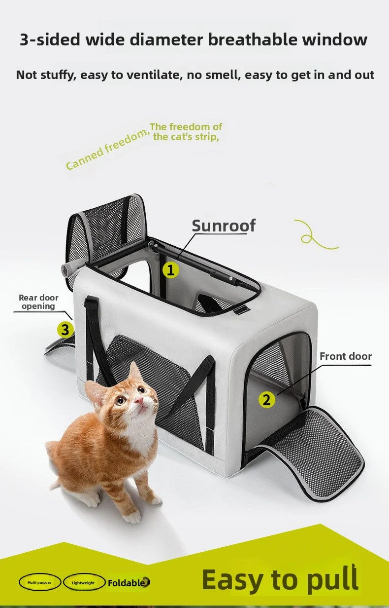Two In One Pet Stroller For Outdoor Travel