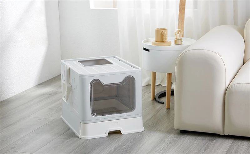 Easy To Clean Large Cat Litter Boxes