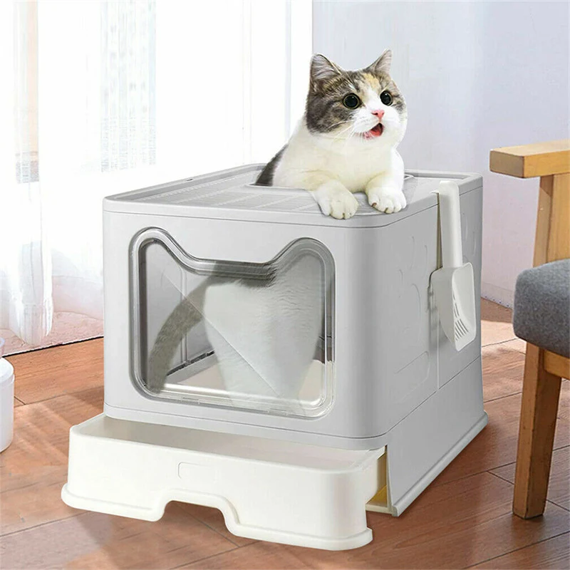 Easy To Clean Large Cat Litter Boxes