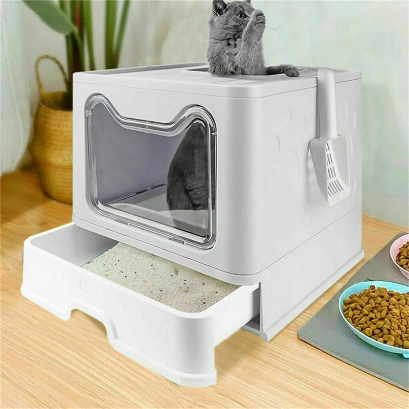 Easy To Clean Large Cat Litter Boxes