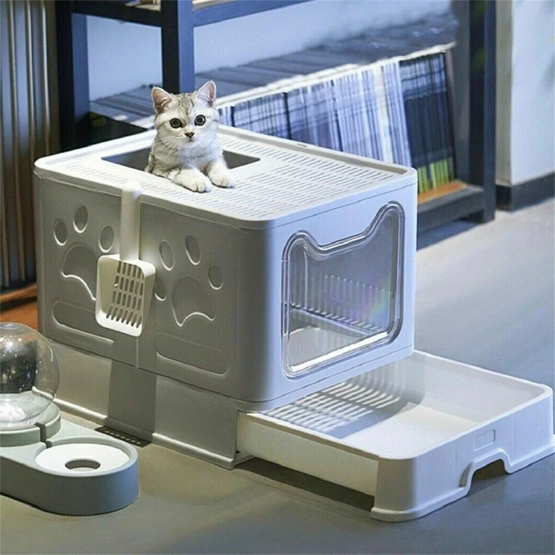 Easy To Clean Large Cat Litter Boxes