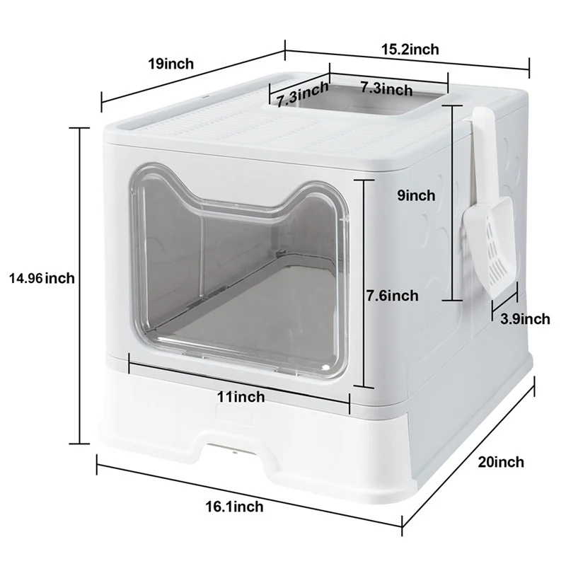 Easy To Clean Large Cat Litter Boxes