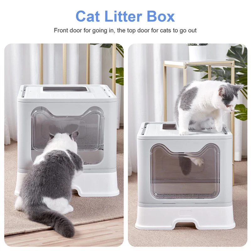 Easy To Clean Large Cat Litter Boxes
