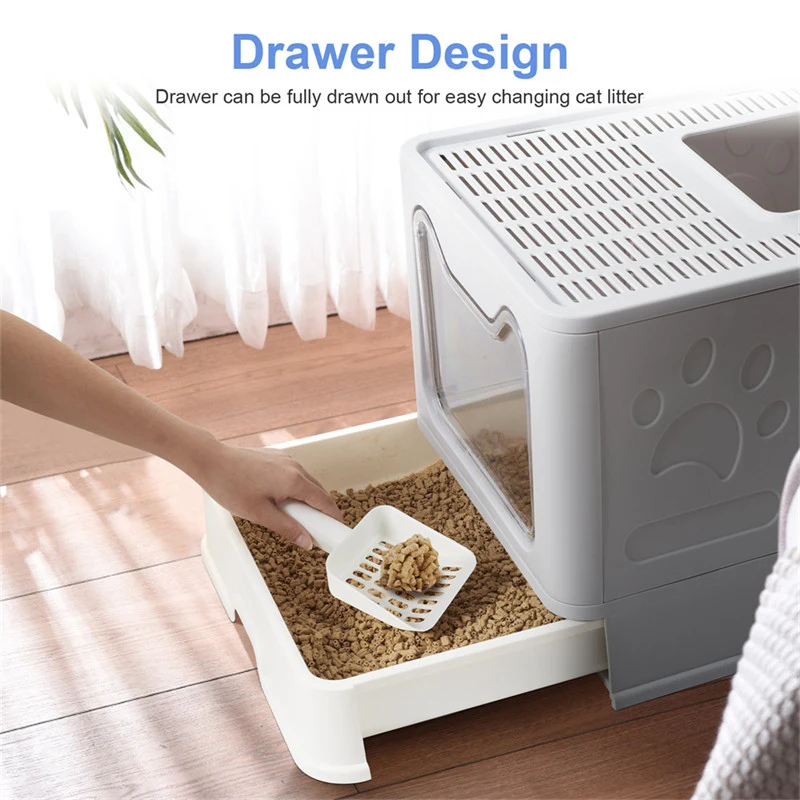 Easy To Clean Large Cat Litter Boxes