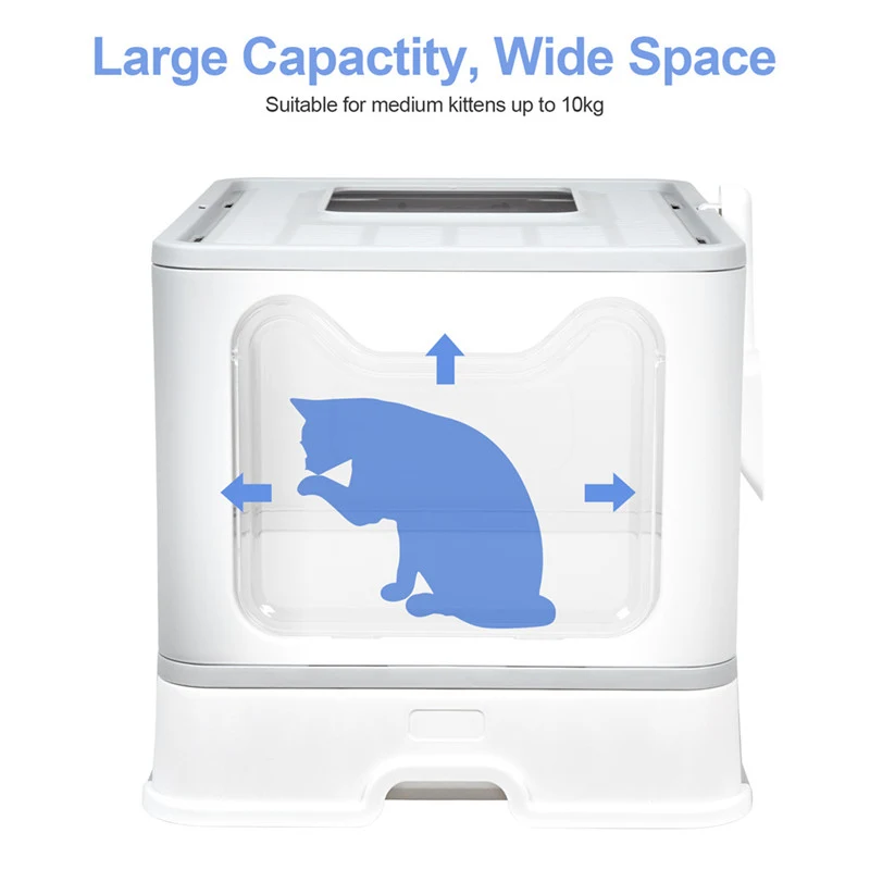 Easy To Clean Large Cat Litter Boxes