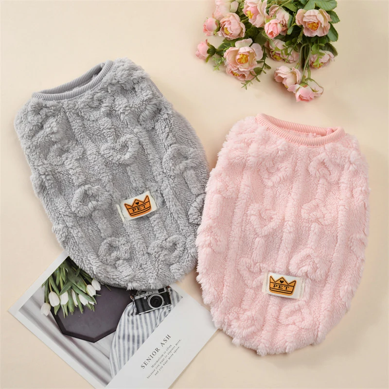 Warm Winter Wool Pet Vest Jacket