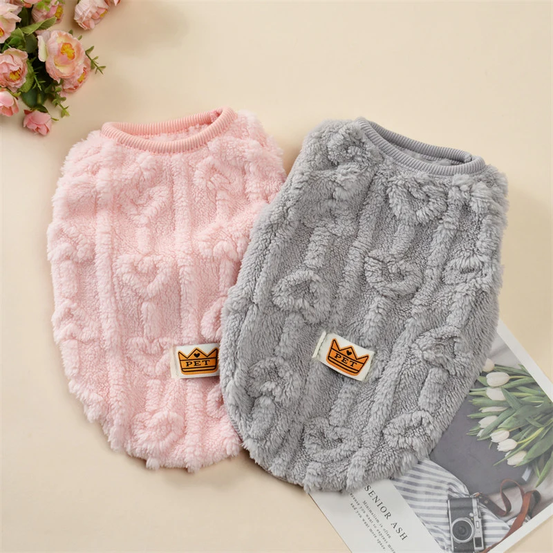 Warm Winter Wool Pet Vest Jacket