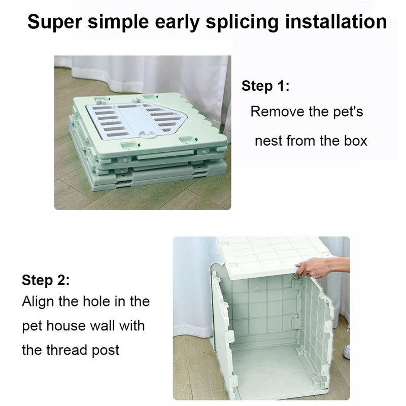 Stackable Waterproof Pet Shelter Indoor And Outdoor