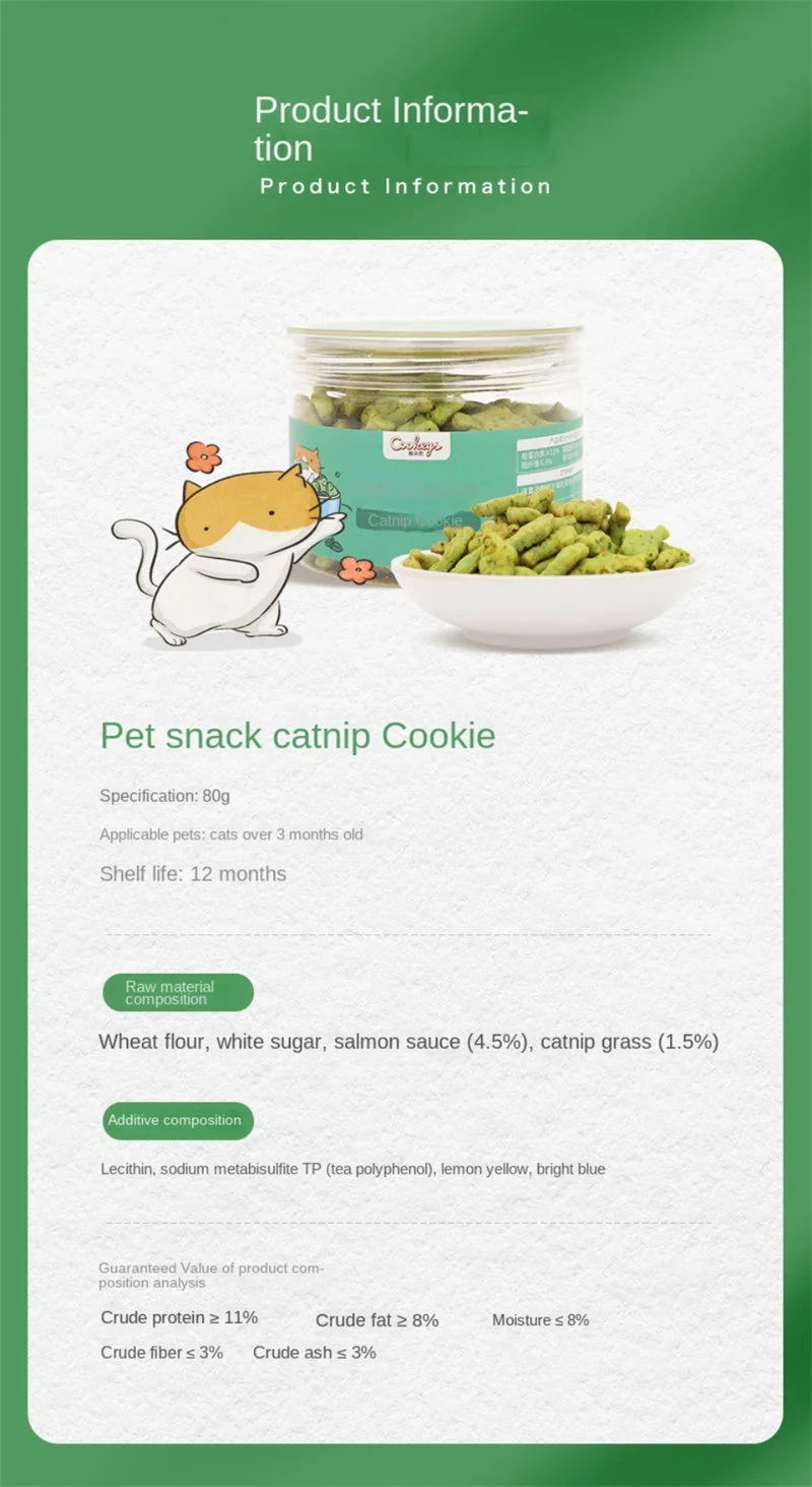 Catnip Biscuits And Snacks