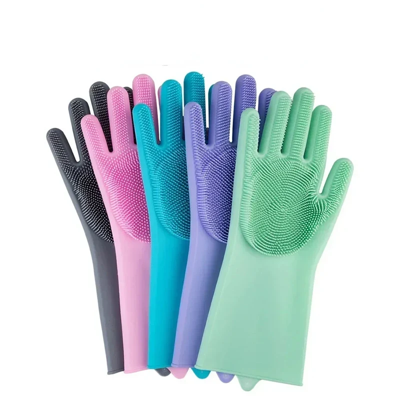 Silicone Hair Removal Pet Cleaning Gloves