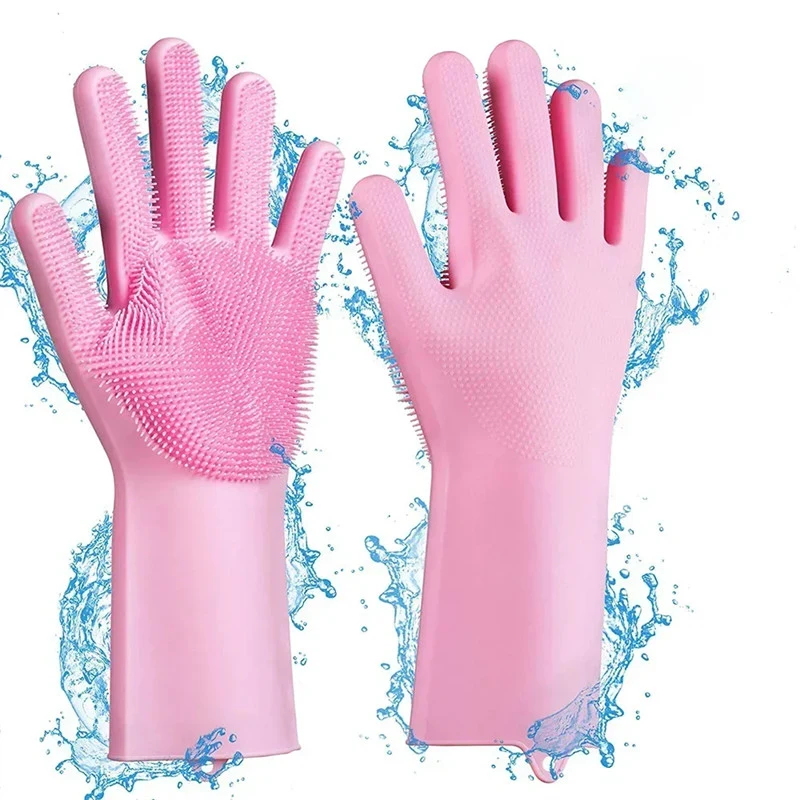 Silicone Hair Removal Pet Cleaning Gloves