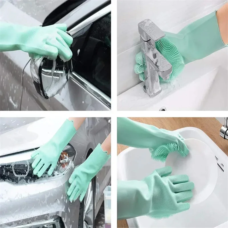 Silicone Hair Removal Pet Cleaning Gloves