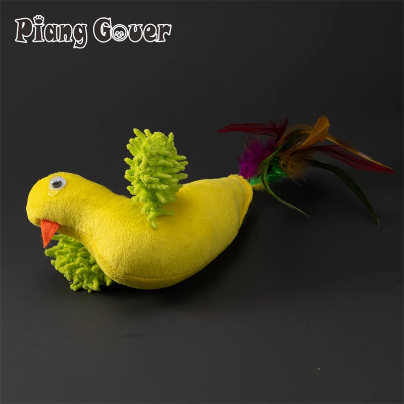 Plush Simulation Bird Cat Teasing Stick