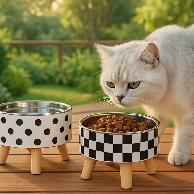 Stainless Steel Spill Proof Pet Food Plate