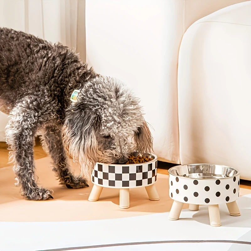 Stainless Steel Spill Proof Pet Food Plate