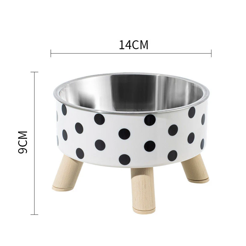 Stainless Steel Spill Proof Pet Food Plate